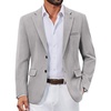 COOFANDY Mens Casual Blazer Lightweight Sport Coats Business Suit Jacket(Light Gray)