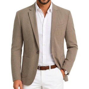COOFANDY Mens Blazer Casual Sport Coats One Button Lightweight Sport Jacket(Brown)