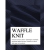 COOFANDY Men’s Corduroy Button Down Shirt Waffle Long Sleeve Shirt Jacket(Navy Blue)