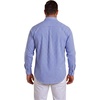 COOFANDY Mens Plaid Dress Shirts Big and Tall (1X-6X) Long Sleeve Cotton Button Down Shirt Bussiness Casual Shirts(Blue White Black Plaid)