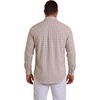 COOFANDY Mens Plaid Dress Shirts Big and Tall (1X-6X) Long Sleeve Cotton Button Down Shirt Bussiness Casual Shirts(Khaki White Black Plaid)