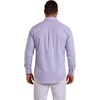 COOFANDY Mens Plaid Dress Shirts Big and Tall (1X-6X) Long Sleeve Cotton Button Down Shirt Bussiness Casual Shirts(Light Blue Lavender White Plaid)
