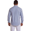 COOFANDY Mens Plaid Dress Shirts Big and Tall (1X-6X) Long Sleeve Cotton Button Down Shirt Bussiness Casual Shirts(Light Grey White Navy Plaid)