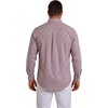 COOFANDY Mens Plaid Dress Shirts Big and Tall (1X-6X) Long Sleeve Cotton Button Down Shirt Bussiness Casual Shirts(White Navy Orange Plaid)