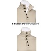 COOFANDY Men’s Casual Pullover Sweater Quarter Button Fleece Sweatshirt Knitted Thermal Sweaters(Apricot)