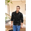 COOFANDY Men’s Casual Pullover Sweater Quarter Button Fleece Sweatshirt Knitted Thermal Sweaters(Black)