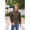 COOFANDY Men’s Casual Pullover Sweater Quarter Button Fleece Sweatshirt Knitted Thermal Sweaters(Coffee)