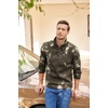 COOFANDY Men’s Casual Pullover Sweater Quarter Button Fleece Sweatshirt Knitted Thermal Sweaters(Coffee)
