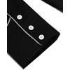COOFANDY Men’s Cowboy Shirtss Embroidered Rose Design Shirts Western Long Sleeve Button Down Shirts(Black)