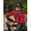 COOFANDY Men’s Cowboy Shirtss Embroidered Rose Design Shirts Western Long Sleeve Button Down Shirts(Red (Retro Rose))