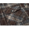 COOFANDY Mens Lightweight Flannel Long Sleeve Casual Work Plaid Shirts(Plaid-brown & Blue & Beige)