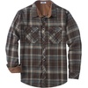 COOFANDY Mens Lightweight Flannel Long Sleeve Casual Work Plaid Shirts(Plaid-brown & Blue & Beige)