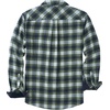 COOFANDY Mens Lightweight Flannel Long Sleeve Casual Work Plaid Shirts(Plaid-green & Navy & Beige)