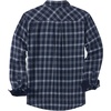 COOFANDY Mens Lightweight Flannel Long Sleeve Casual Work Plaid Shirts(Plaid-navy Blue & White)