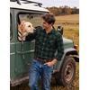 COOFANDY Mens Plaid Flannel Shirts Long Sleeve Western Pearl Snap Shirts Fall Button Down Shirt for Men(Green Black)
