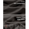 COOFANDY Mens Thermal T Shirts Long Sleeve Fleece Lined Tee Casual Soft Top(Dark Grey)