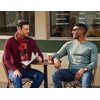 COOFANDY Mens Thermal T Shirts Long Sleeve Fleece Lined Tee Casual Soft Top(Wine Red)