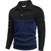 Black Patchwork Navy Blue