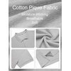 COOFANDY Men’s Big and Tall Polo Shirt Short Sleeve Cotton Pique Golf Shirt(Light Grey)