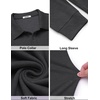 COOFANDY Men’s Knit Polo Shirt Long Sleeve Polo Sweaters Casual Golf Shirts(Dark Grey)