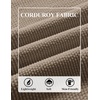 COOFANDY Men’s Long Sleeve Polo Shirts Casual Corduroy Polo Tee(Khaki)