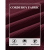 COOFANDY Men’s Long Sleeve Polo Shirts Casual Corduroy Polo Tee(Wine Red)