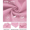 COOFANDY Mens Oxford Shirt Cotton Long Sleeve Regular-Fit Dress Shirt Wrinkle Free Casual Button Down Shirts(Light Pink)