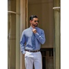 COOFANDY Mens Oxford Shirt Cotton Long Sleeve Regular-Fit Dress Shirt Wrinkle Free Casual Button Down Shirts(Sky Blue)