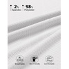 COOFANDY Mens Polo Shirts Short Sleeve Casual Knit Textured Summer Shirt(White)