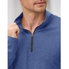 COOFANDY Mens Quarter Zip Pullover Long Sleeve Golf Pullover Lightweight(Sapphire Blue)