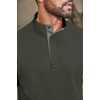 COOFANDY Mens T-Shirts Quarter Pullover Lightweight Sweatshirt Casual Shirt(Army Green)