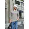 COOFANDY Mens T-Shirts Quarter Pullover Lightweight Sweatshirt Casual Shirt(Light Grey)