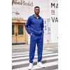 COOFANDY Men’s Tracksuit 2 Piece Quarter Zip Sweatsuit Workout Jogging Set(Blue)