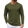 COOFANDY Mens T Shirt Basic Casual Tee(Army Green)