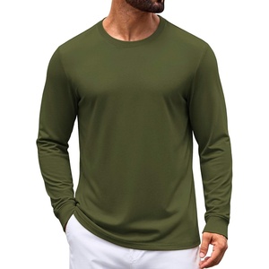 COOFANDY Mens T Shirt Basic Casual Tee(Army Green)