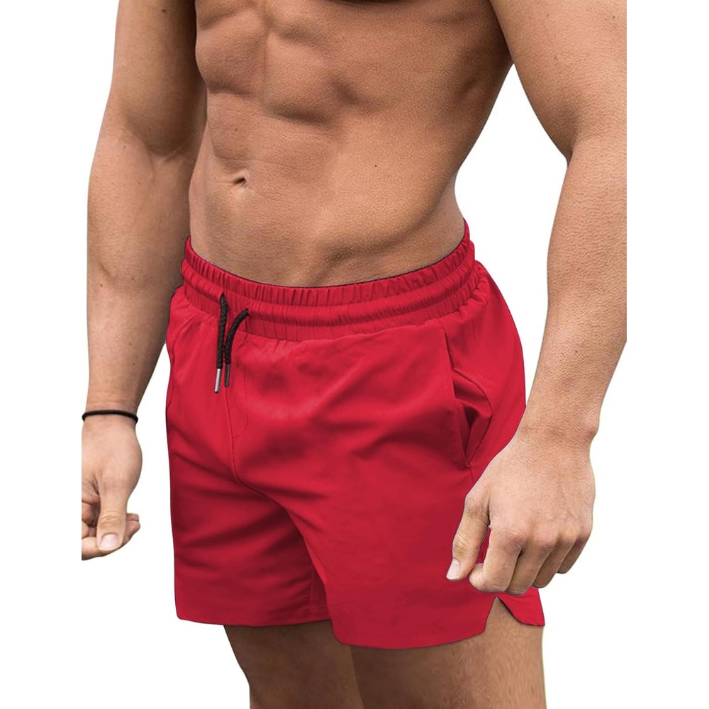 image:imageCOOFANDY Mens Swim Trunks Quick Dry Board Shorts Swimwear Bathing SuitOrange Red