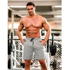 COOFANDY Mens Athletic Shorts 7″ Quick Dry Stretch Gym Workout Shorts(01-black/Grey)