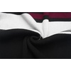 COOFANDY Mens Ribbed Slim Fit Knitted Pullover Casual Turtleneck Sweater(Black White Red Striped)