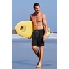 COOFANDY Mens Swim Trunks 7 inch Bathing Suit with Mesh Liner Swim Shorts(Black)