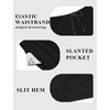 COOFANDY Mens Swim Trunks 7 inch Bathing Suit with Mesh Liner Swim Shorts(Black)