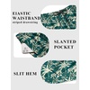 COOFANDY Mens Swim Trunks 7 inch Bathing Suit with Mesh Liner Swim Shorts(Blue Green Coconut Tree)