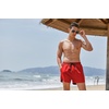 COOFANDY Men’s Swim Trunks Quick Dry Board Shorts Swimwear Bathing Suit(Orange Red)