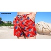 COOFANDY Men’s Swim Trunks Quick Dry Board Shorts Swimwear Bathing Suit(P American Flag-4)
