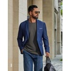 COOFANDY Mens Waffle Long Sleeve Shirt Crew Neck Cotton Blend Basic T Shirt(Dark Gray)