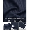 COOFANDY Mens Zip Up Sweatshirt Casual Lightweight Jackets Full Zip Sweater(Navy Blue)