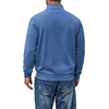 COOFANDY Mens Zip Up Sweatshirt Lightweight Fleece Jacket Casual Sweaters(Grey Blue)