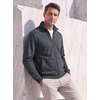 COOFANDY Mens Zip Up Sweatshirt Lightweight Fleece Jacket Casual Sweaters(Medium Grey)