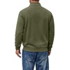 COOFANDY Mens Zip Up Sweatshirt Lightweight Fleece Jacket Casual Sweaters(Olive Green)