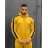 COOFANDY Tracksuit Mens Full Zip Hoodie Sweatsuit 2 Set with Zipper Pocket(Yellow)