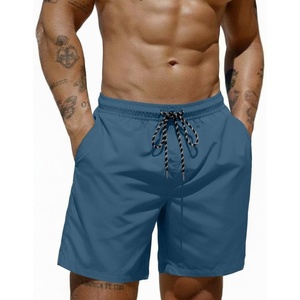 COOFANDY Mens Swim Trunks 7 inch Bathing Suit with Mesh Liner Swim Shorts(Dark Blue)